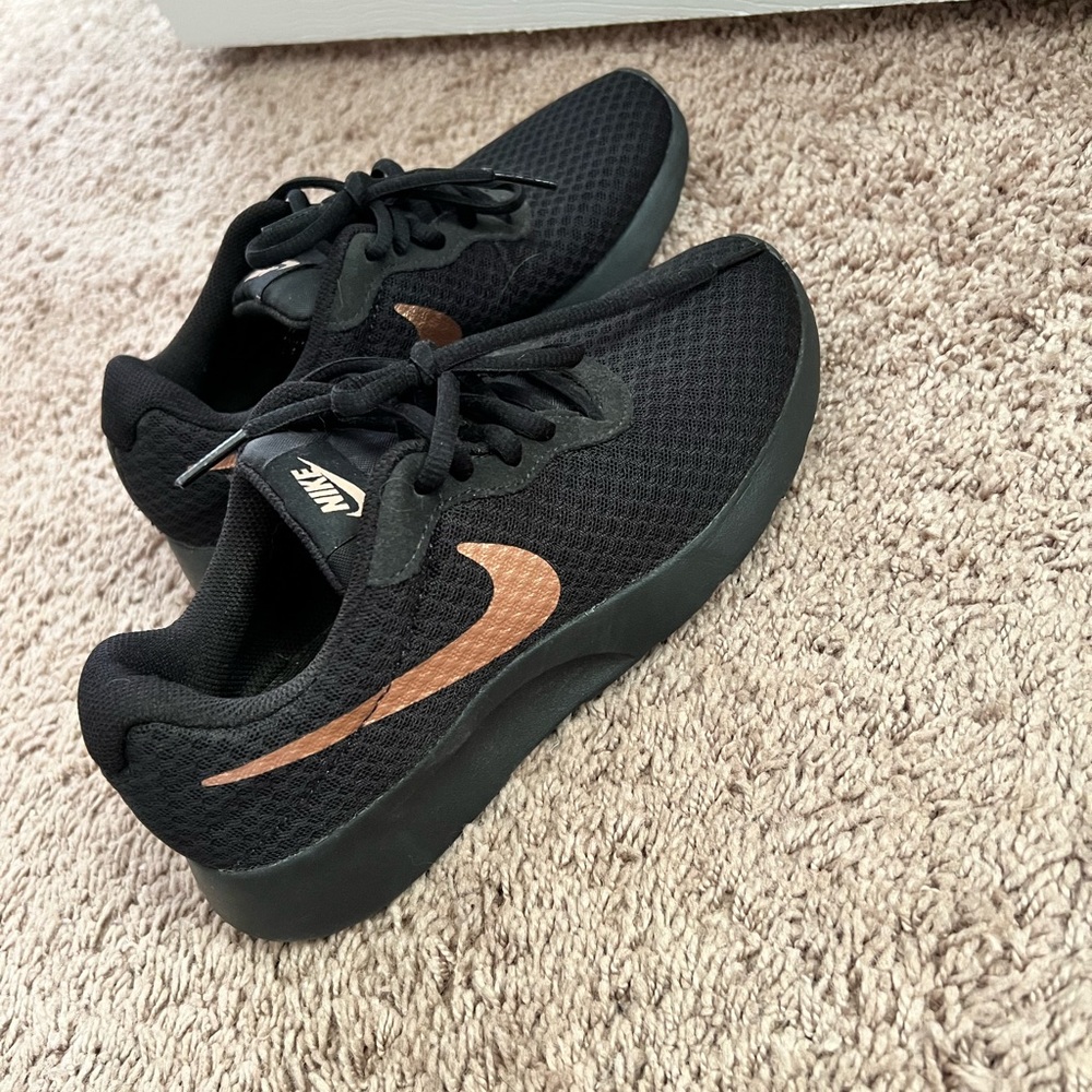 Black Nike sneakers
